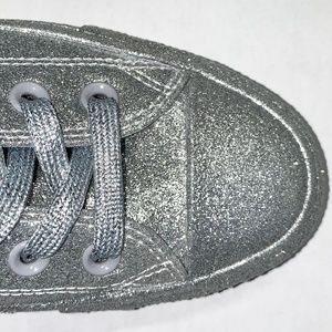 Converse Chuck Taylor All Star Glitter Silver SZ 8